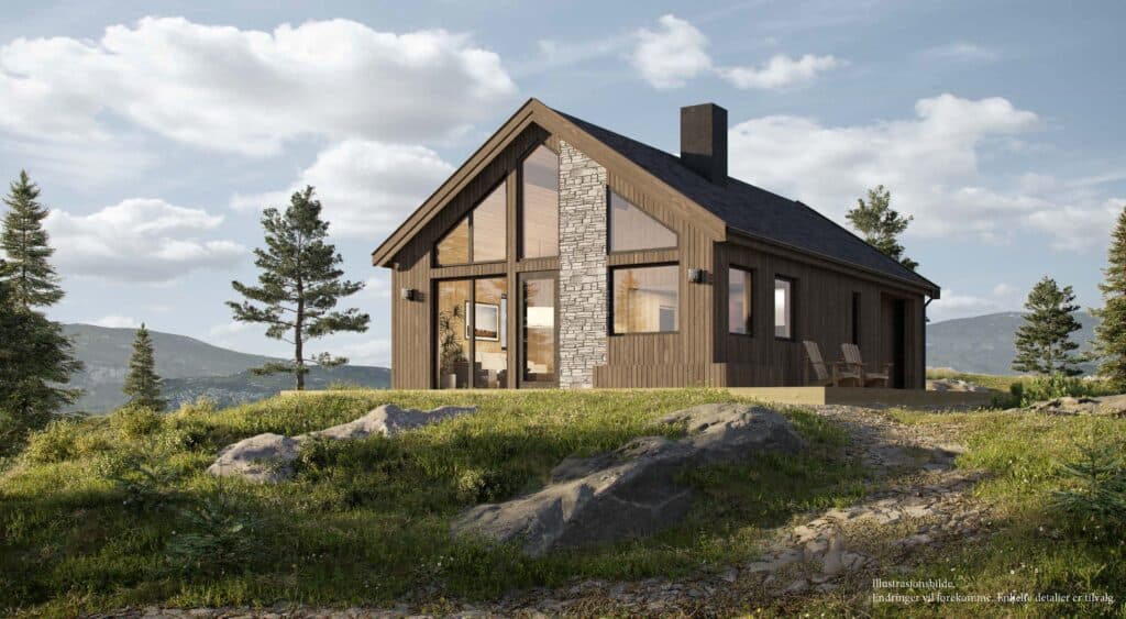 Lindfjell Klassisk, hyttemodell fra Byggmsterhus